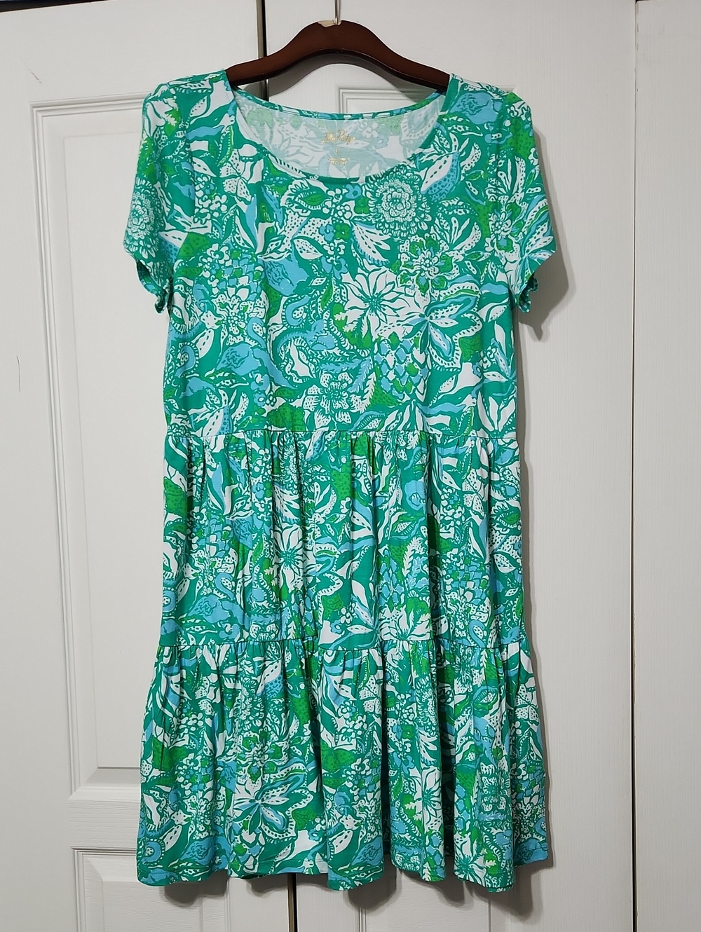 NWT Lilly Pulitzer Geanna Short Sleeve Dress. Size L